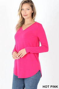 Zenana - Luxe Rayon Long Sleeve Top