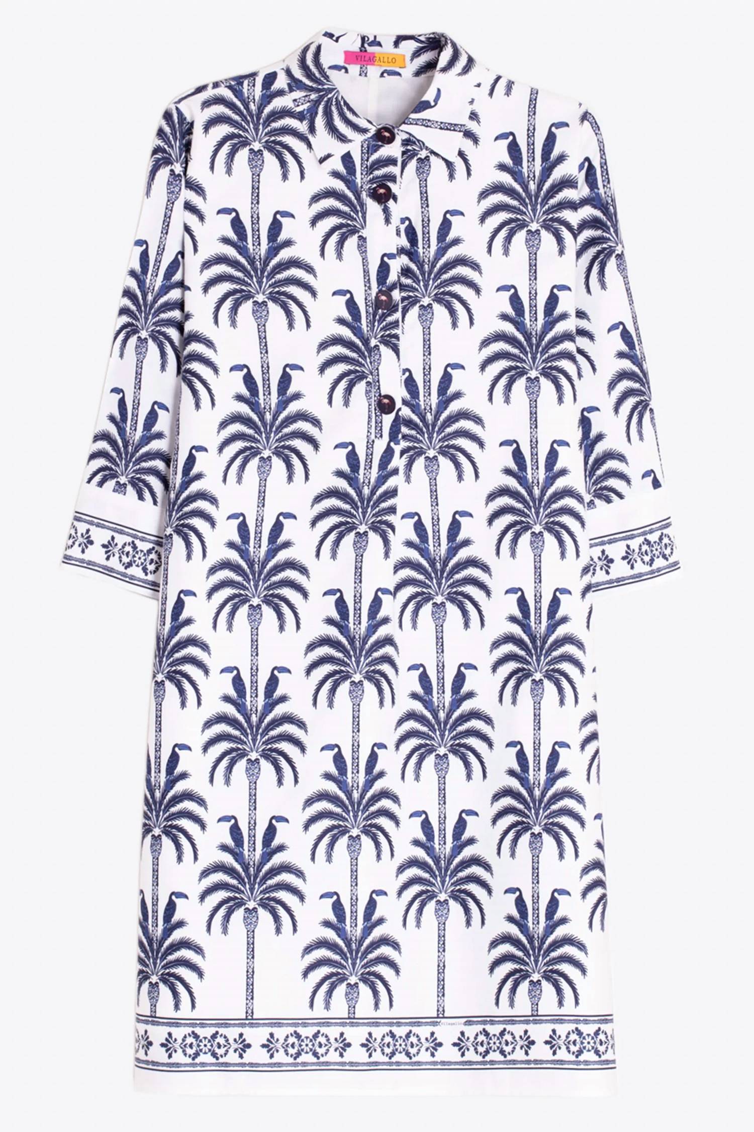 Vilagallo - Palm Tree Print Dress