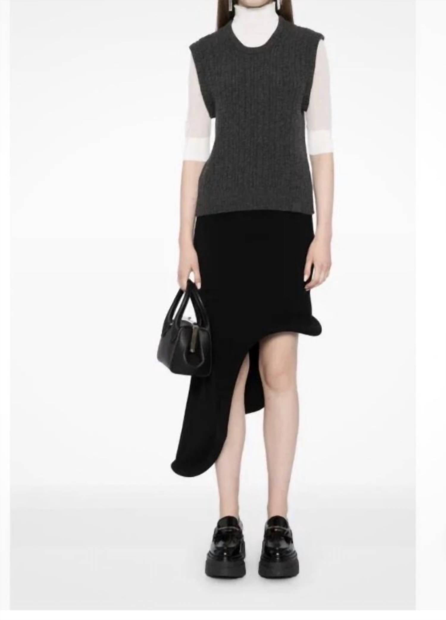 Victoria Beckham - Mock Neck Double Layer Top