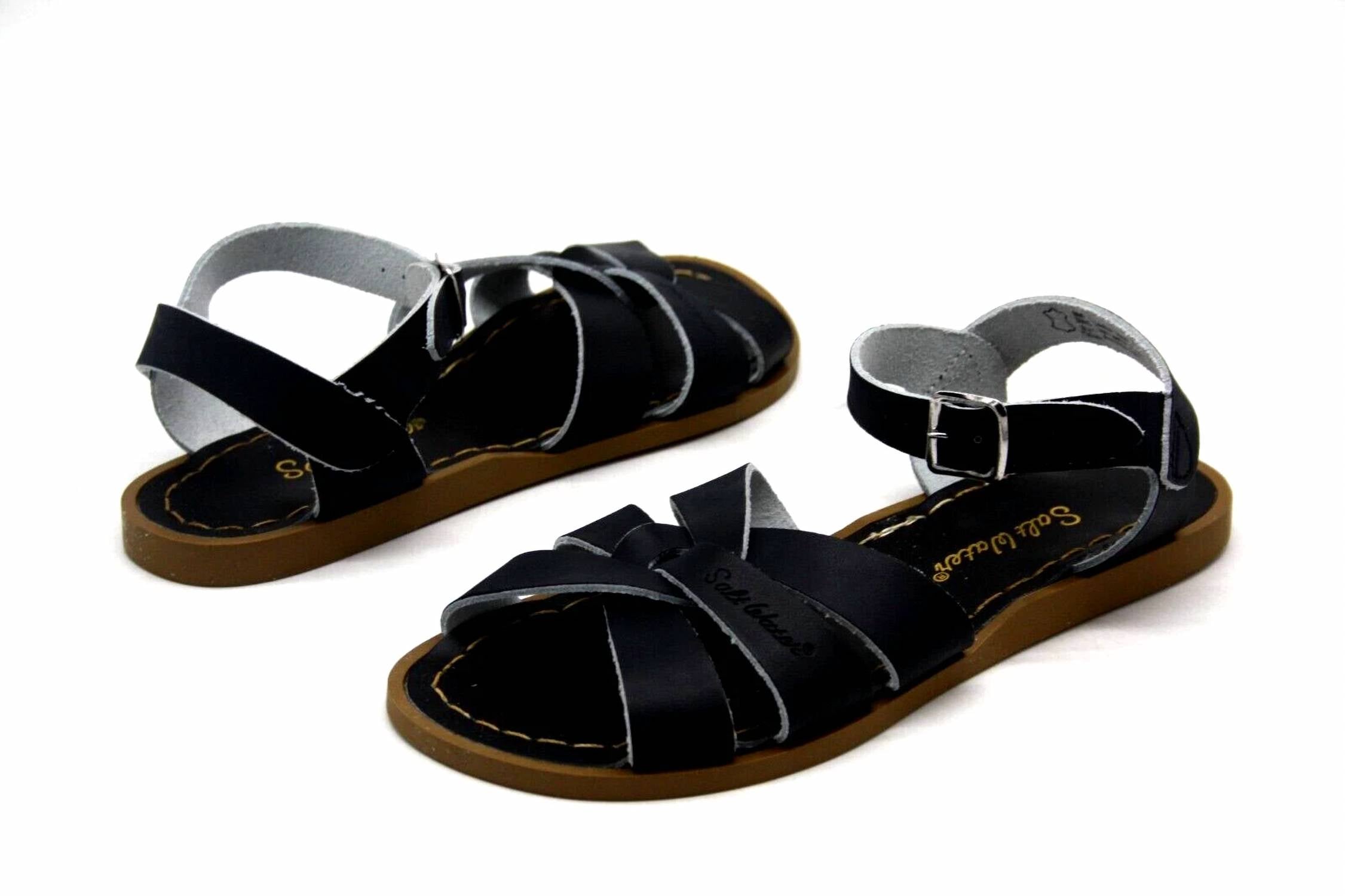 Salt Water Sandals - Women's Original Slides Leather Buckle Sandals