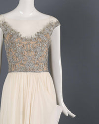 Reem Acra - Women’s Formal Gown With Embellished Bodice