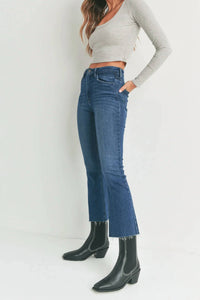 Just Black Denim - Palazzo Cropped Demi Flare Jeans