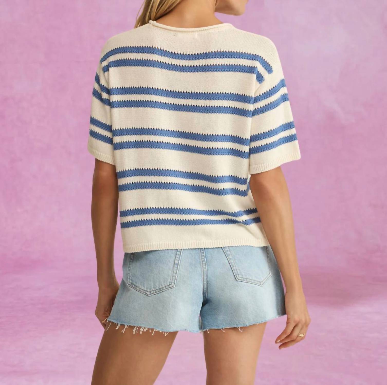 Z Supply - Prado Stripe Sweater Tee