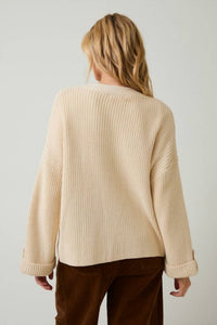 Sunday Edition - ULTRA COZY OVERSIZED-BUTTON UP SWEATER