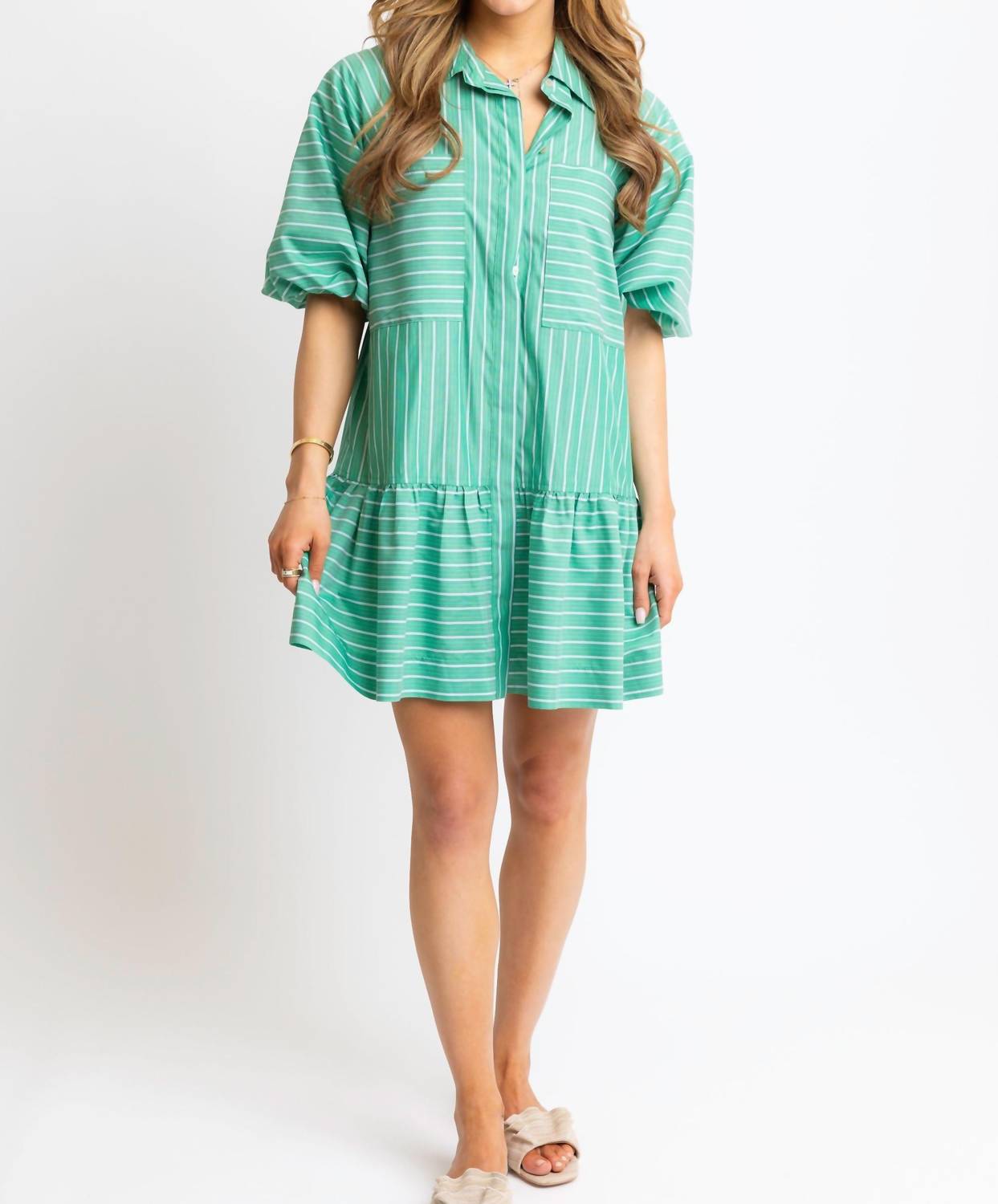 Karlie - For Keeps Stripe Pocket Dress