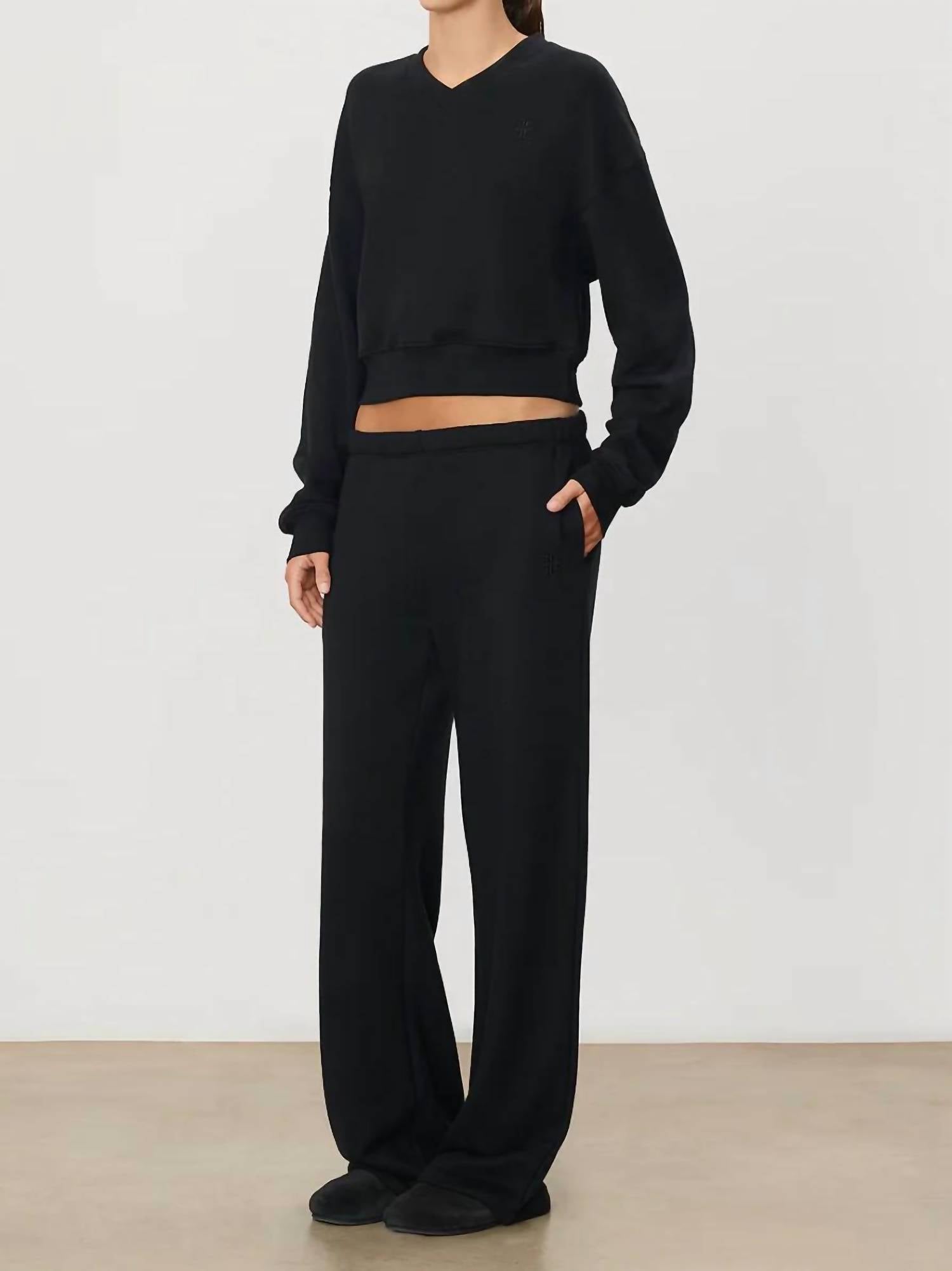 Eterne - Oversized Wide Leg Sweatpant