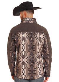 Rock & Roll Denim - Aztec Printed Softshell Jacket