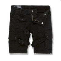 JORDAN CRAIG Boy's Cairo Cargo Shorts in black - kids' shorts