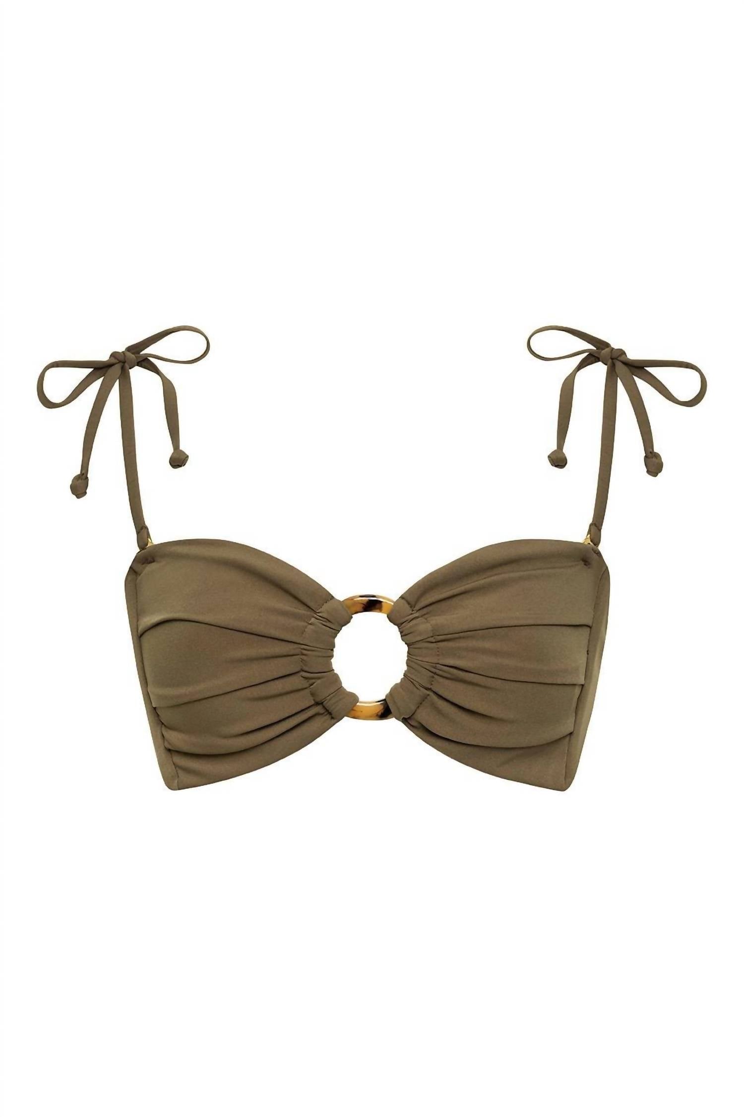 Montce - Tori Ties Bandeau Bikini Top