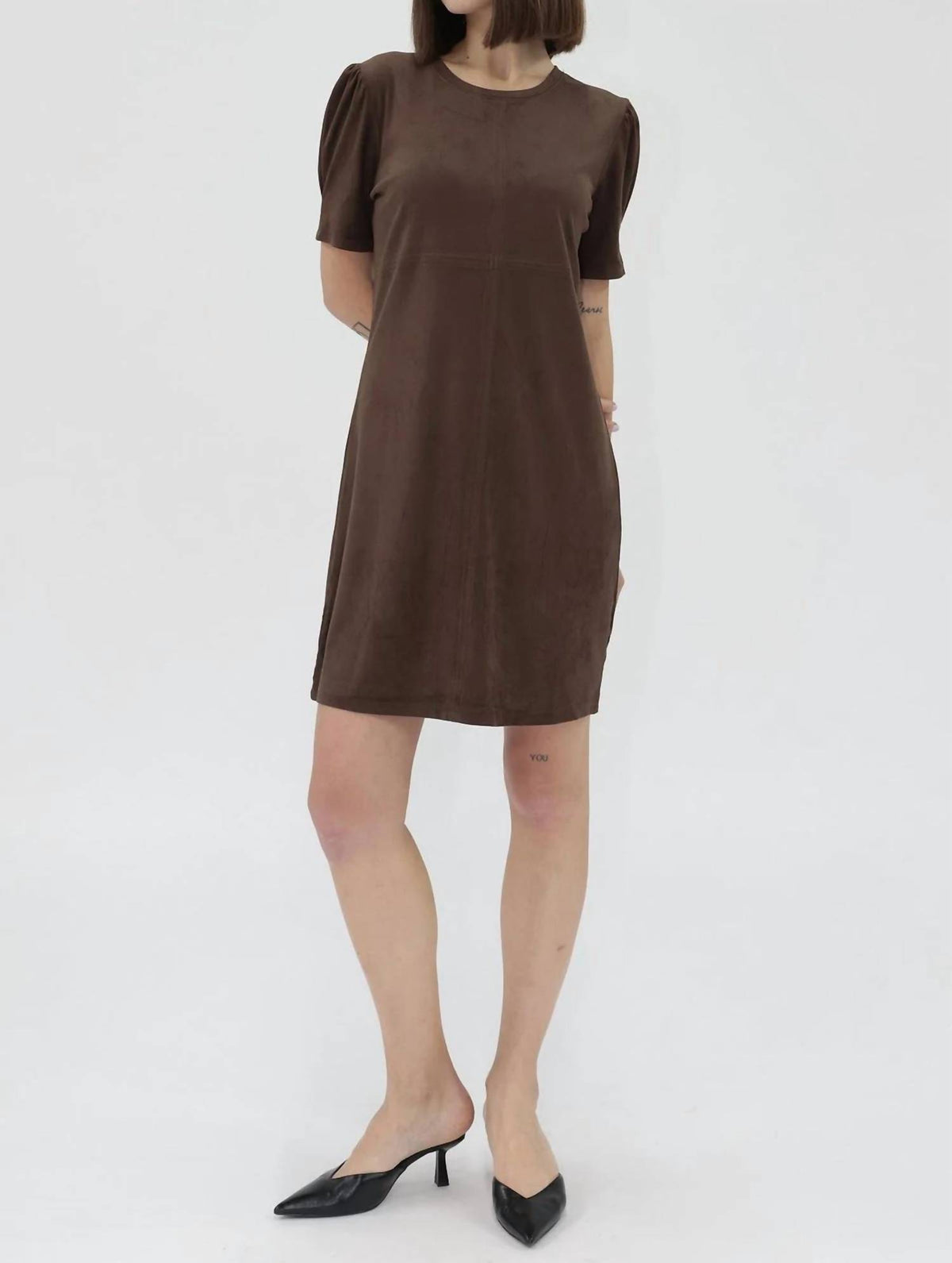 Another Love - Demi Suede Dress