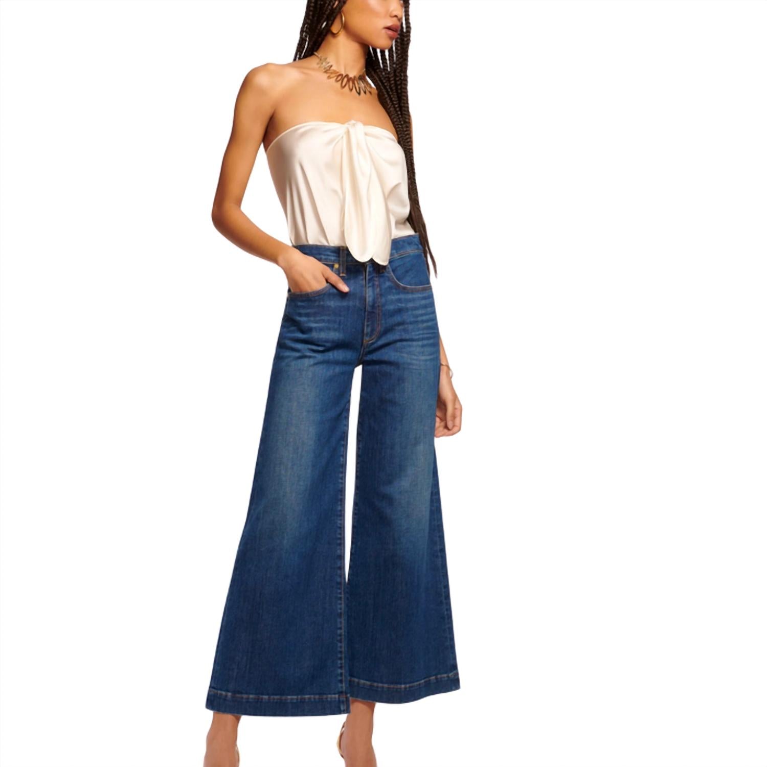 Ramy Brook - Women's Wide Leg Cropped Tyra Jean