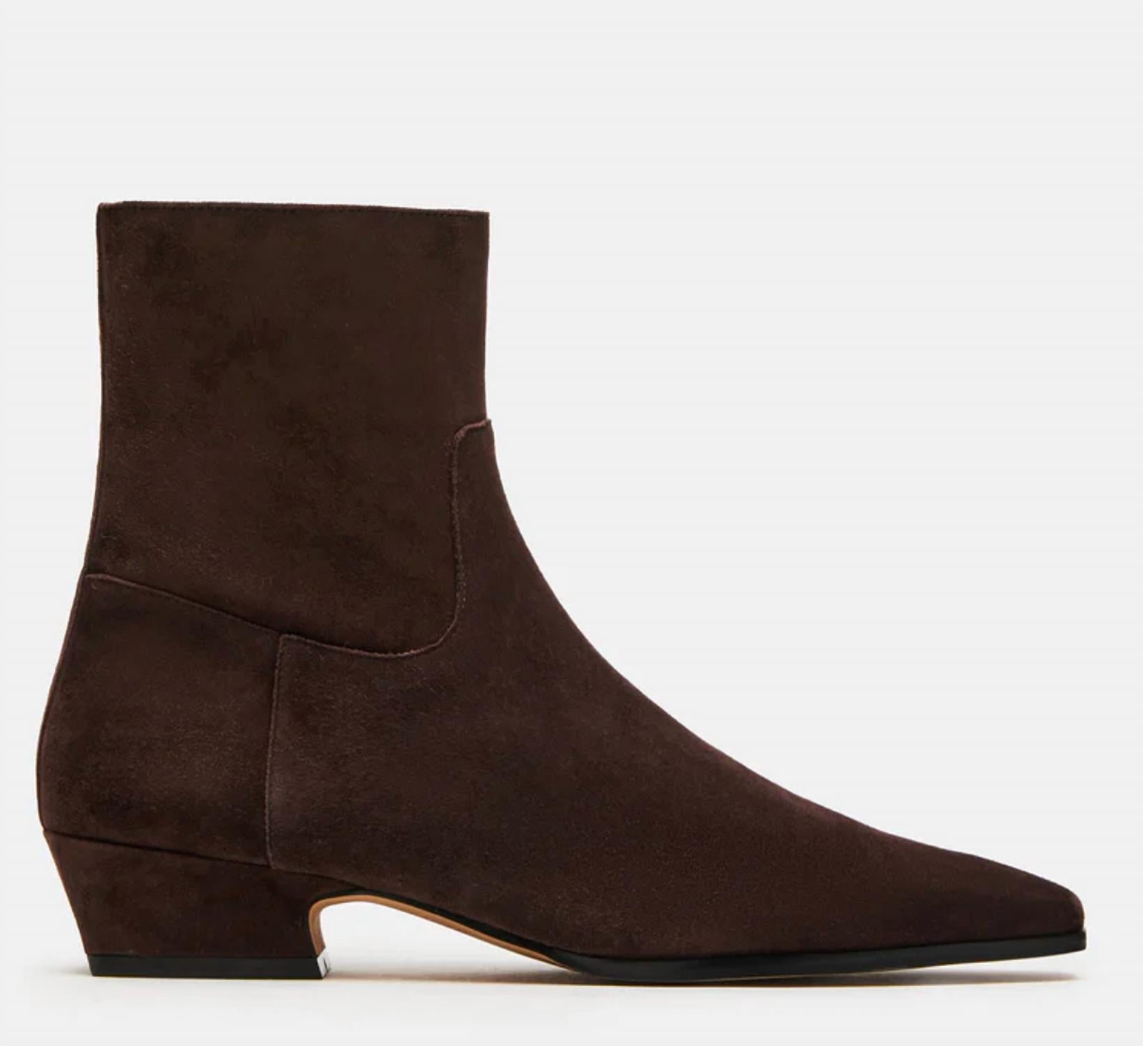 STEVE MADDEN Women's Dusty Ankle Bootie in brown - women's shoe