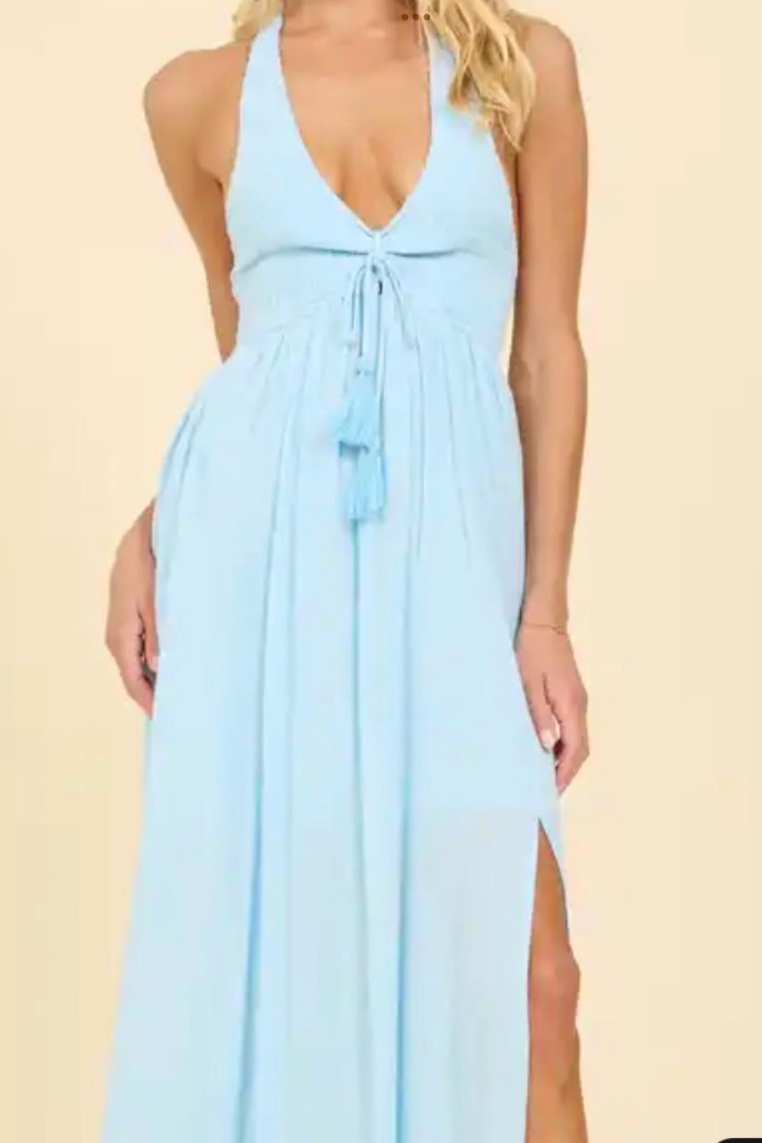 Surf Gypsy - Halter Maxi Dress