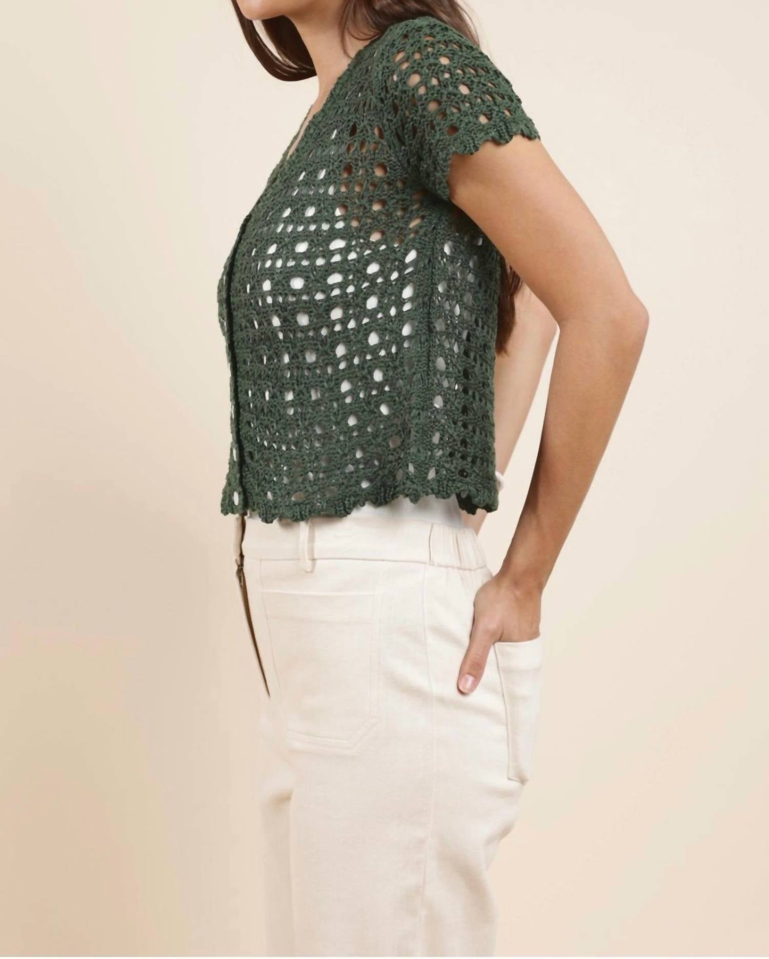 Sadie & Sage - Summer Stitch Crochet Cardigan