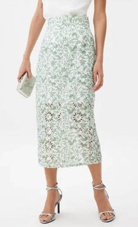 Love, Bonito - Eyelet Midi Skirt