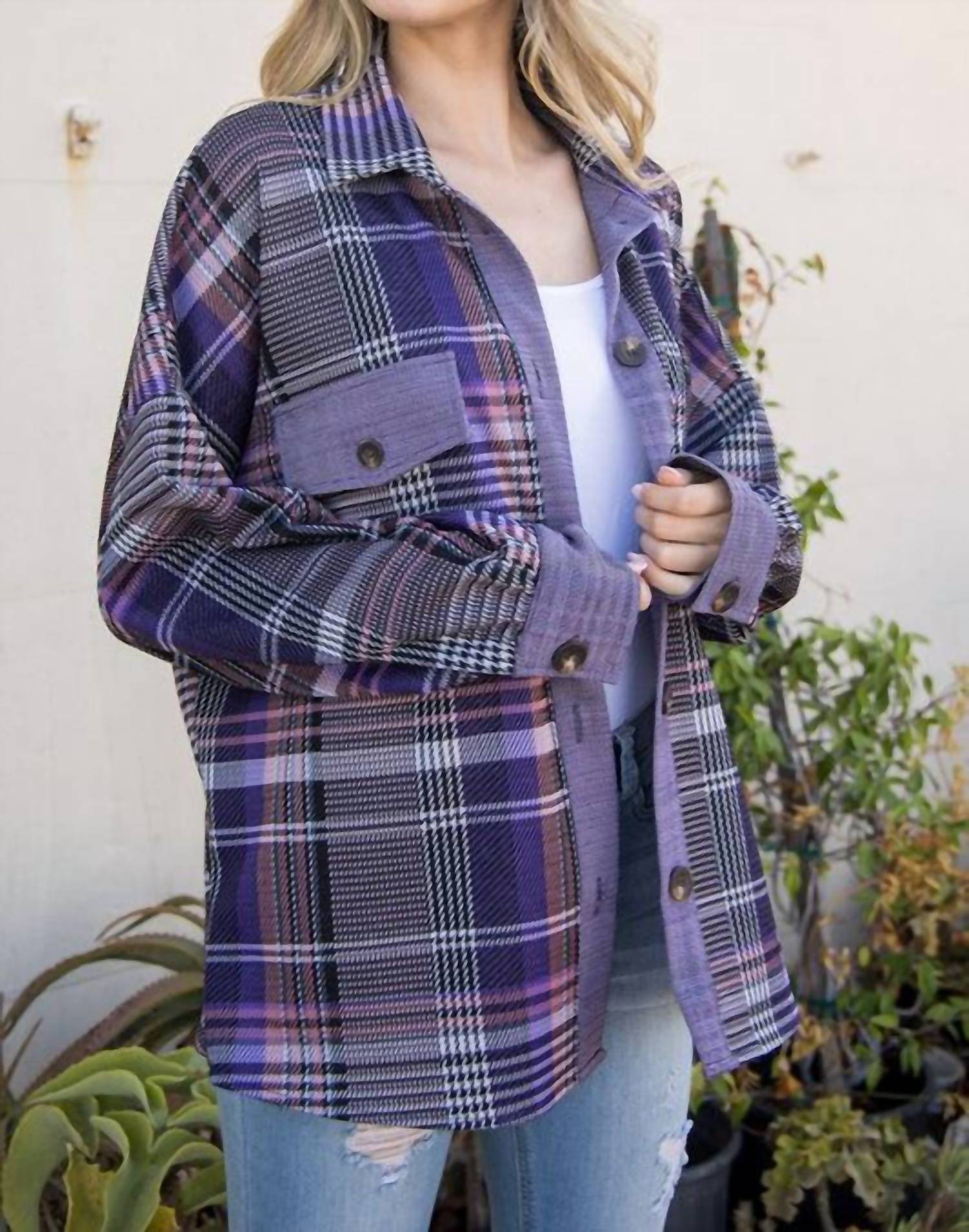 Ellis - Plaid Shacket