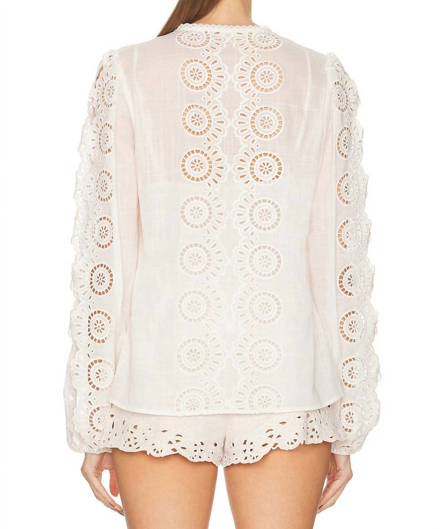 Zimmermann - Women's Lucky Embroidered Blouse