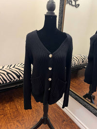 Andree By Unit - Women's Long Sleeve Button Up Cardigan