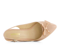 Andrea - Women's Slingback And Bow Pumps