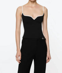 Paris Georgia - Heart Singlet Top