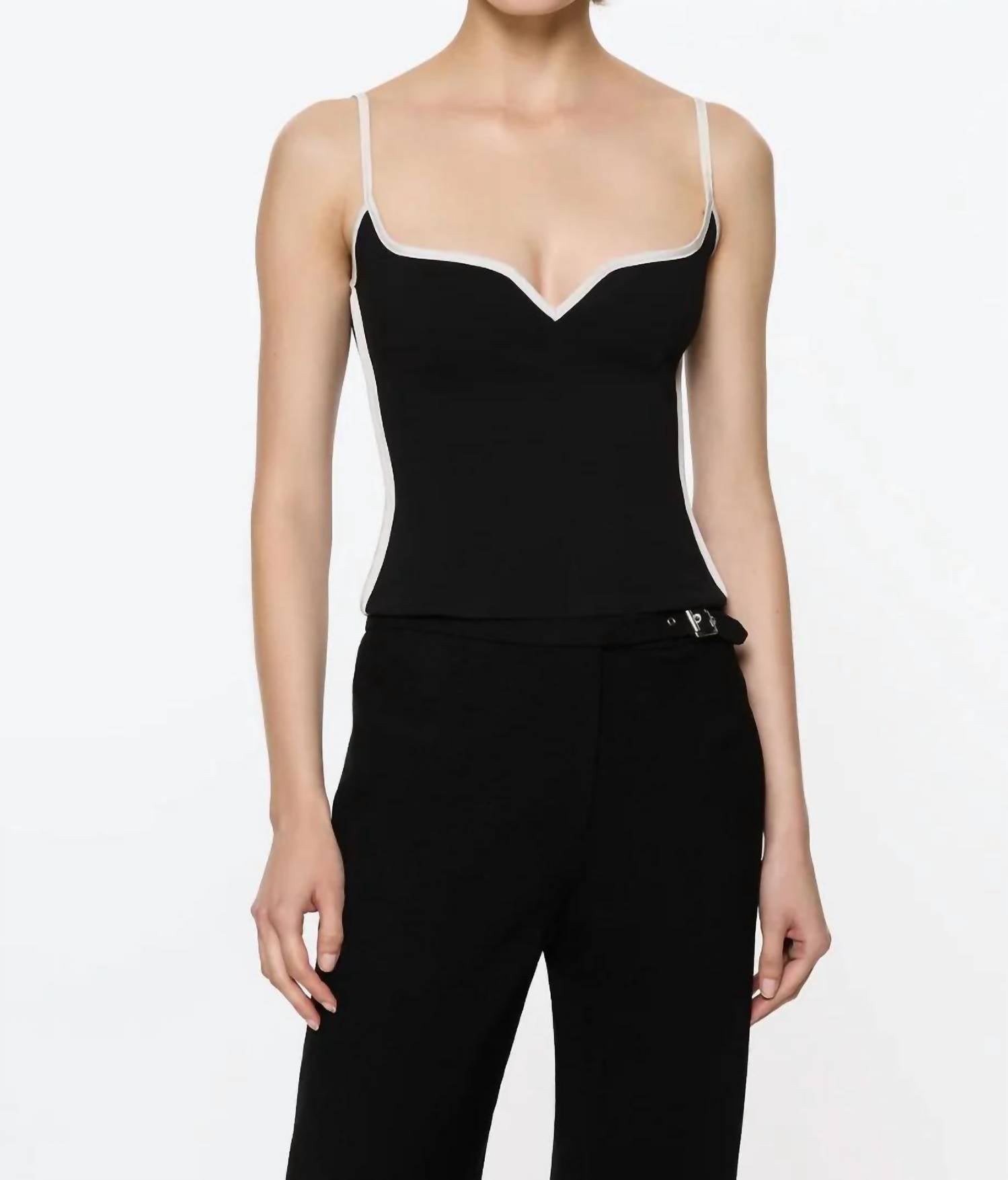 Paris Georgia - Heart Singlet Top