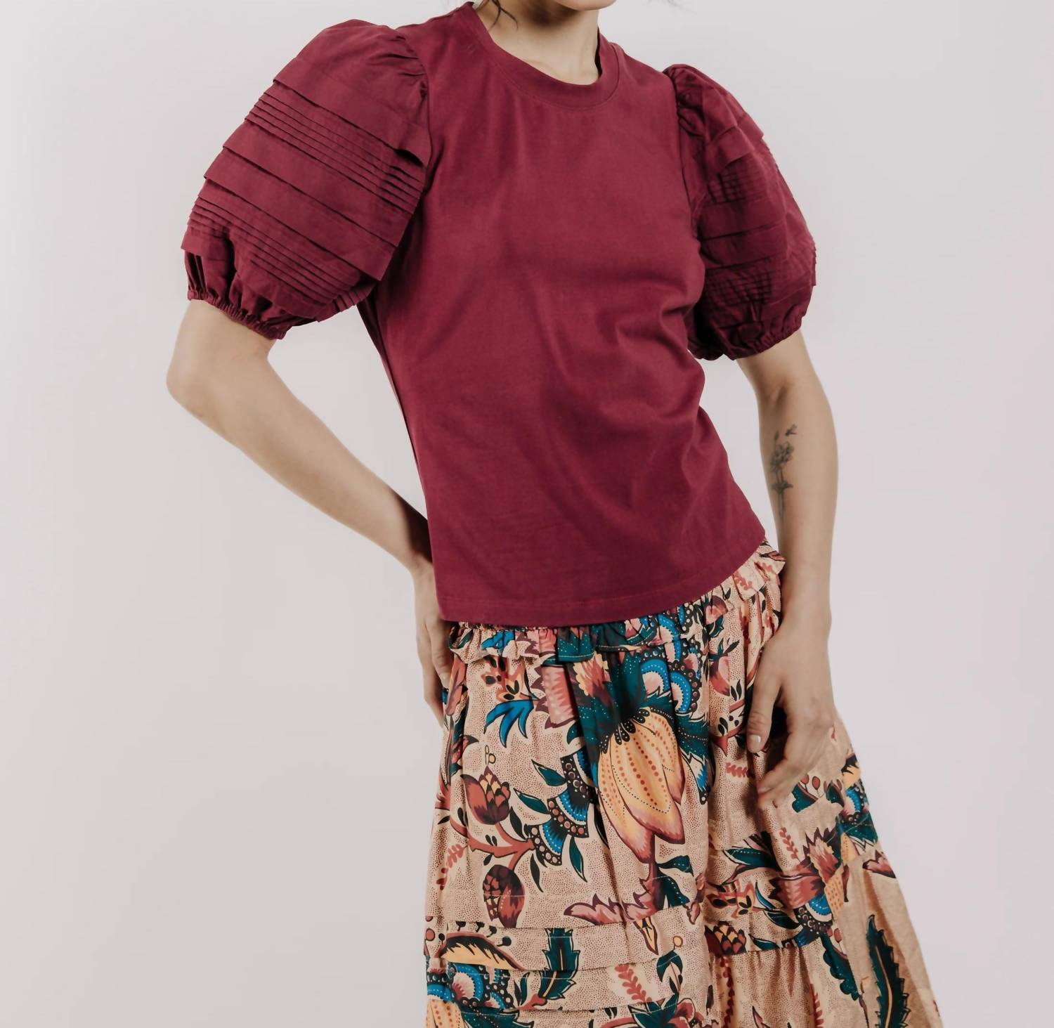 Love The Label - Dylan Puff Sleeve Tee
