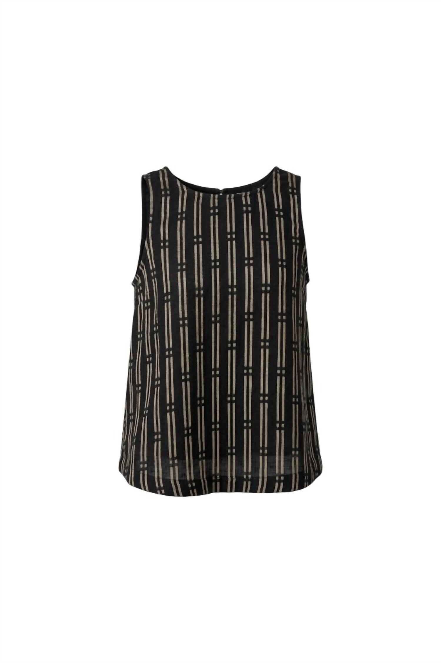 Fun 2 Fun - Women's Printed Tank with Back Details