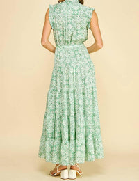 Pinch - Floral Print Tiered Maxi Dress
