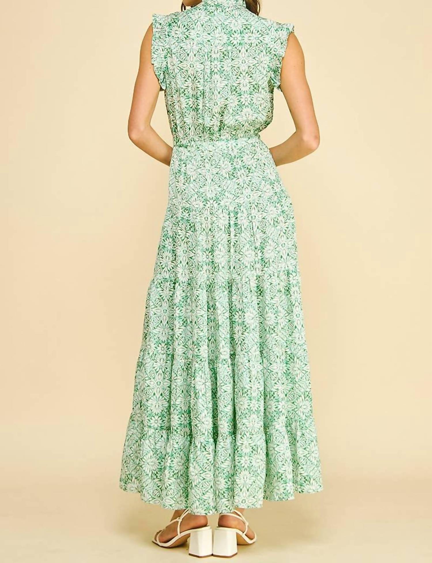 Pinch - Floral Print Tiered Maxi Dress