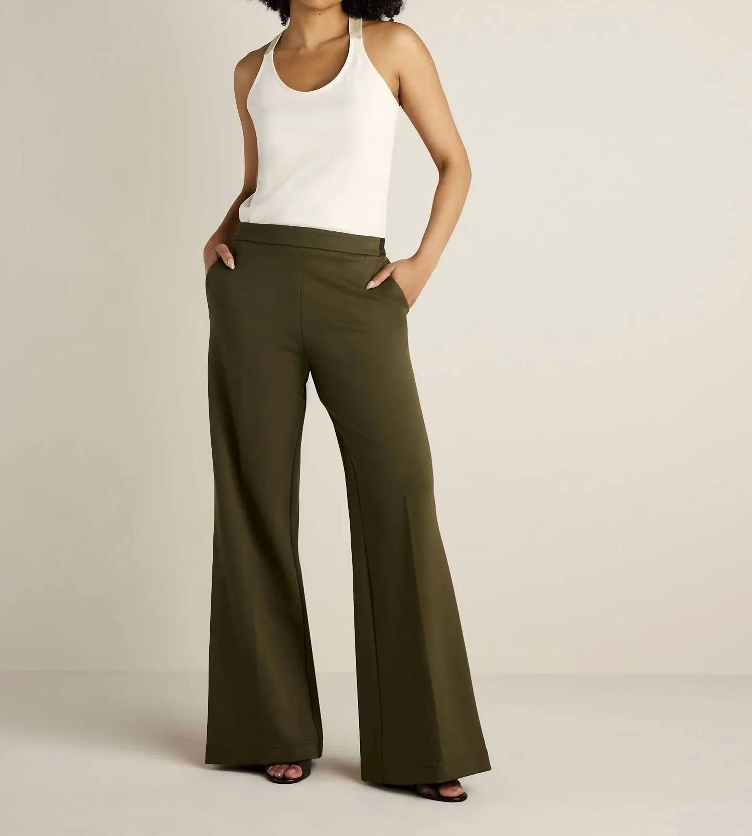 Summum - Women's Boot Cut Punto Milano Trousers