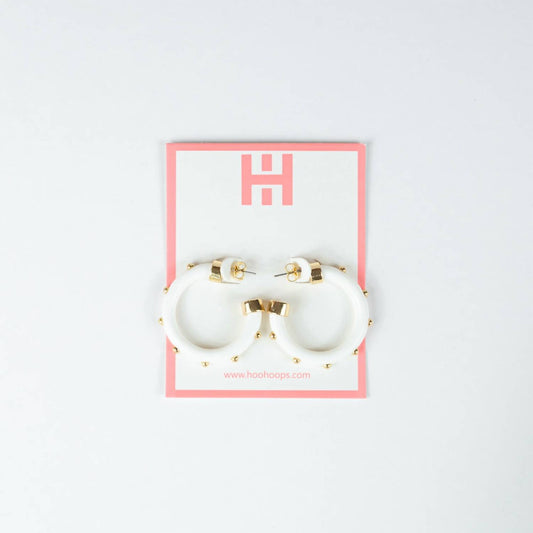 Hoo Hoops - Women's Mini Beaded Hoops