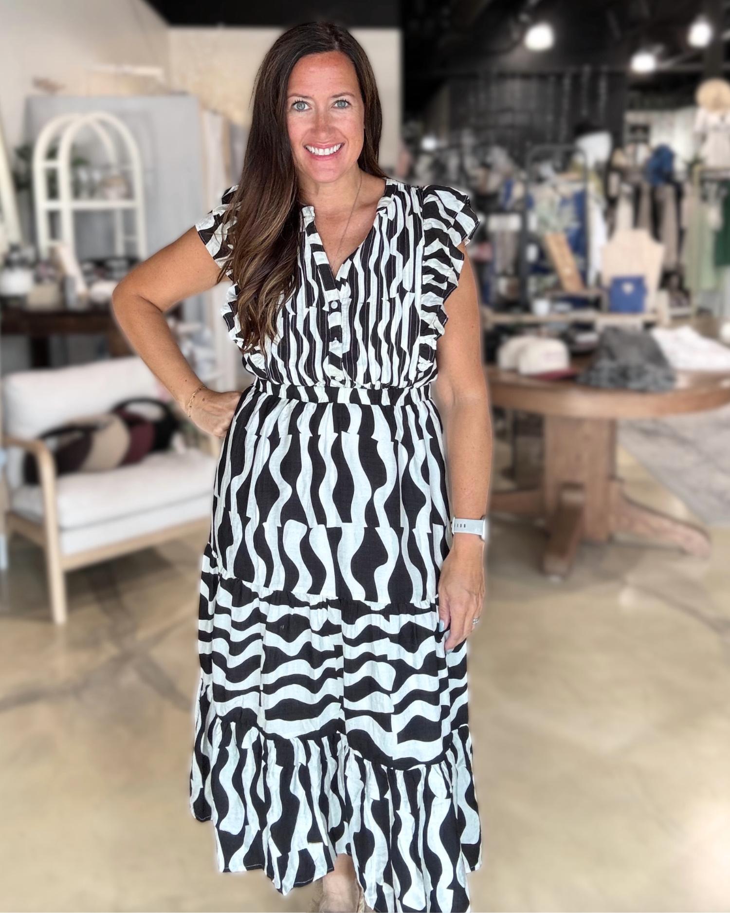 Thml - She's Abstracting Me Maxi Dress