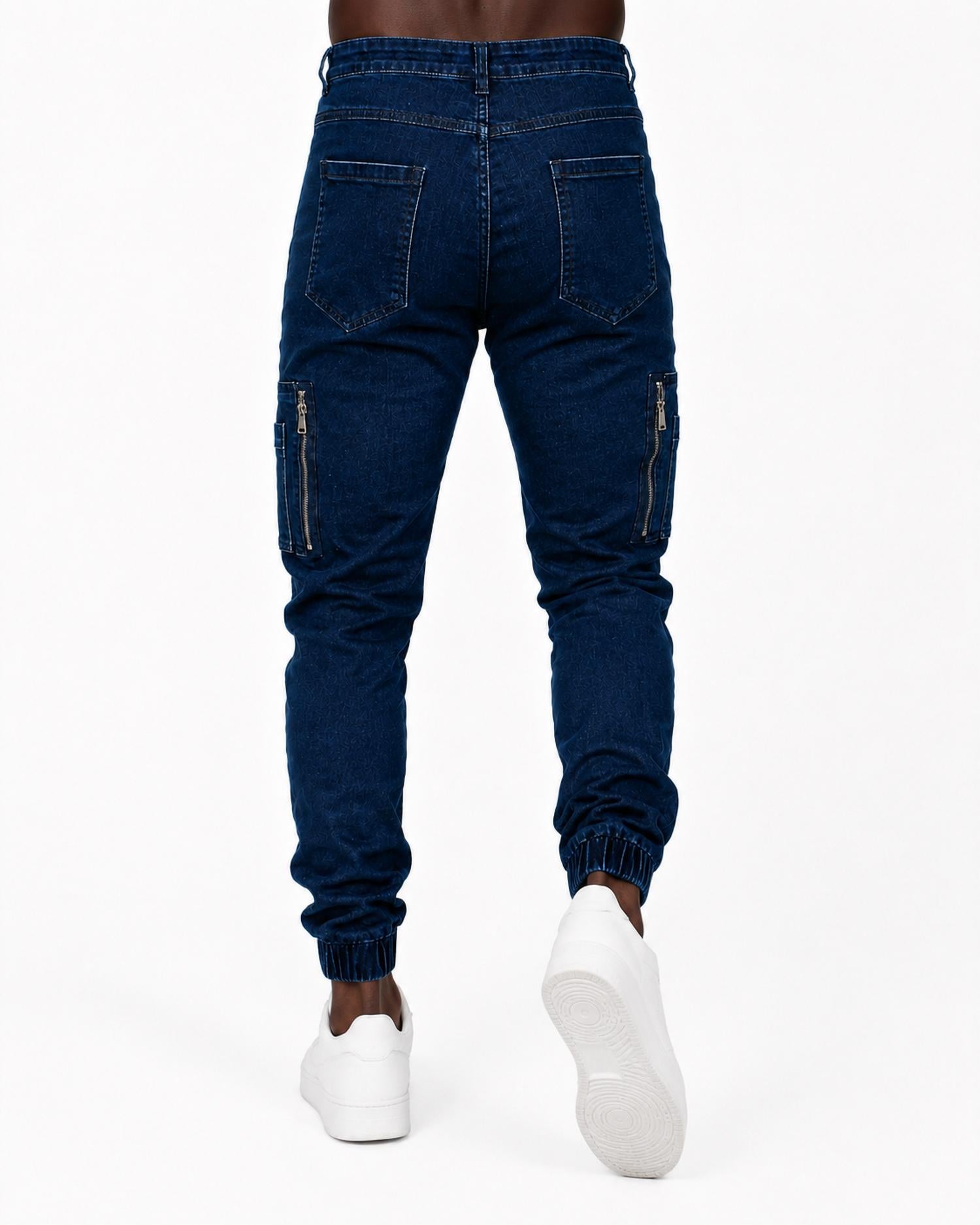 The Athletic Side Of Us - Men's Geo Cargo Denim Pants