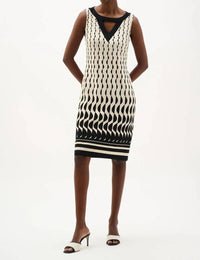 Joseph Ribkoff - Geometric Print Sheath Dress