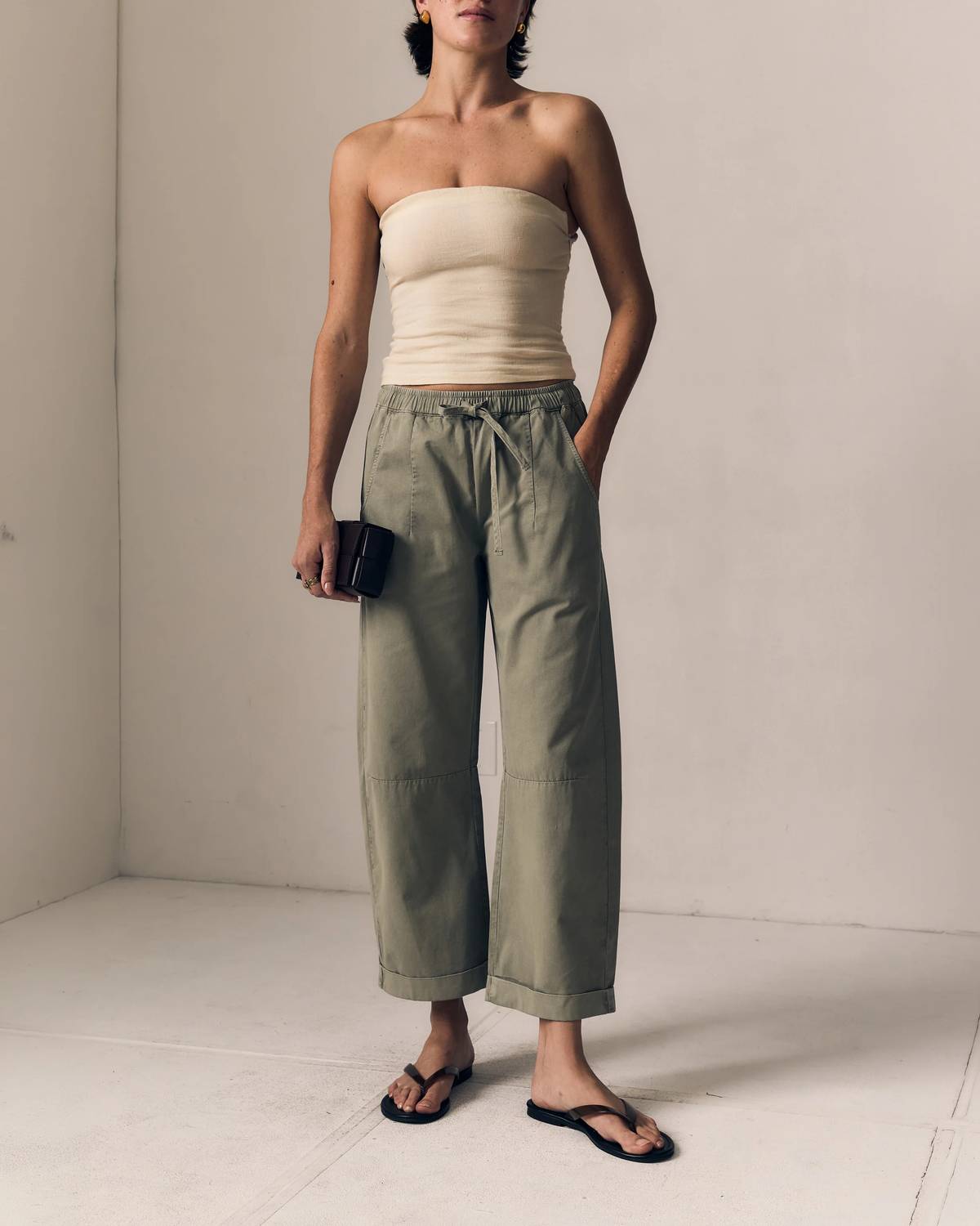 Le Jean - Mara Sateen Drawstring Pants