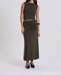 Maria Cher Woodland Lina Midi Skirt in green - women's skirt