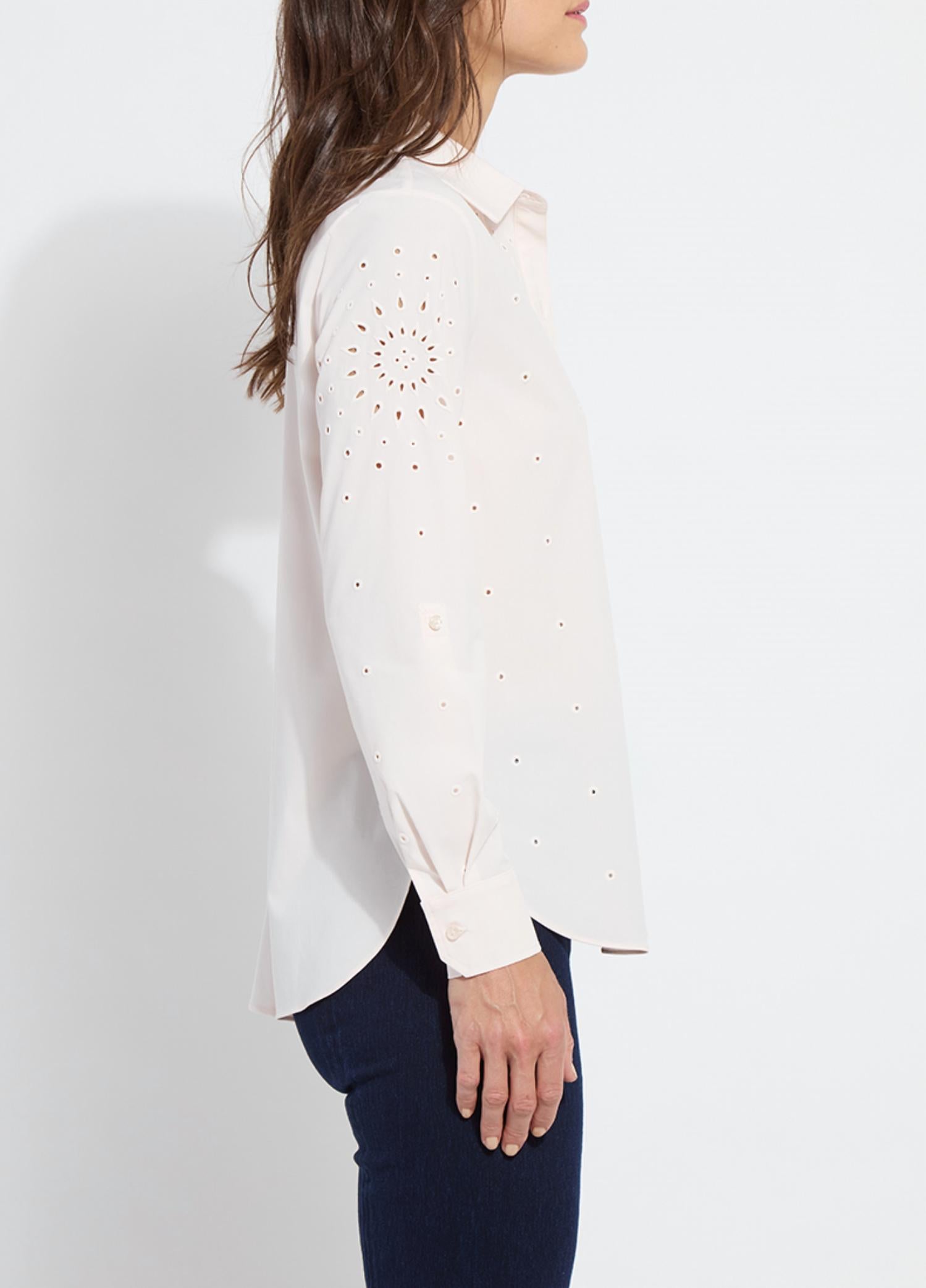 Lysse - Zelie Eyelet Embroidered Shirt