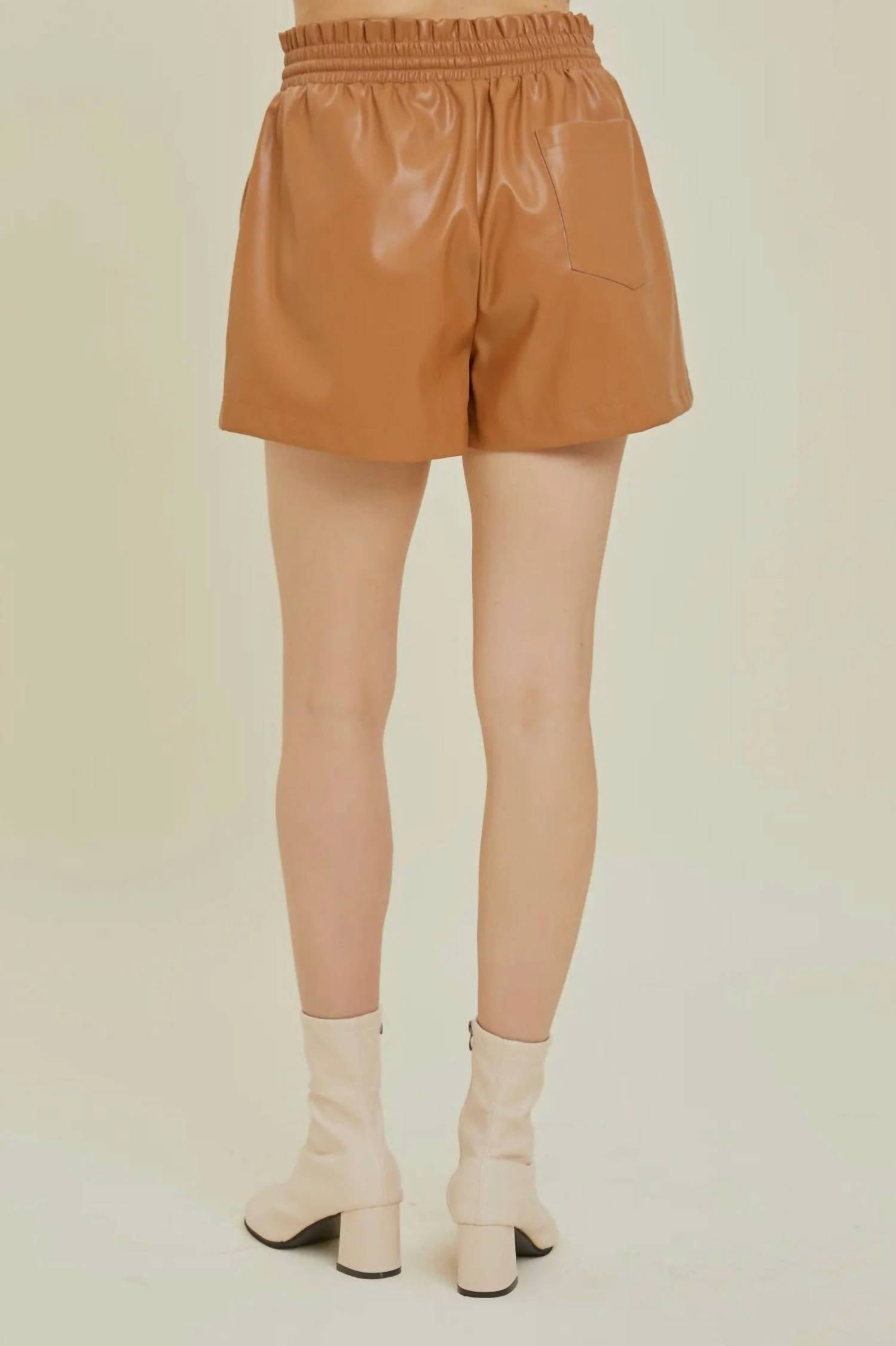 Sixty One - Harper Leather Shorts