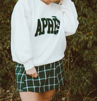 Panache Apparel Apres All Day Long Sleeve Sweatshirt in white - women's top - view 5