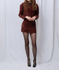 Needii - Josephine Jacquard Mini Skirt