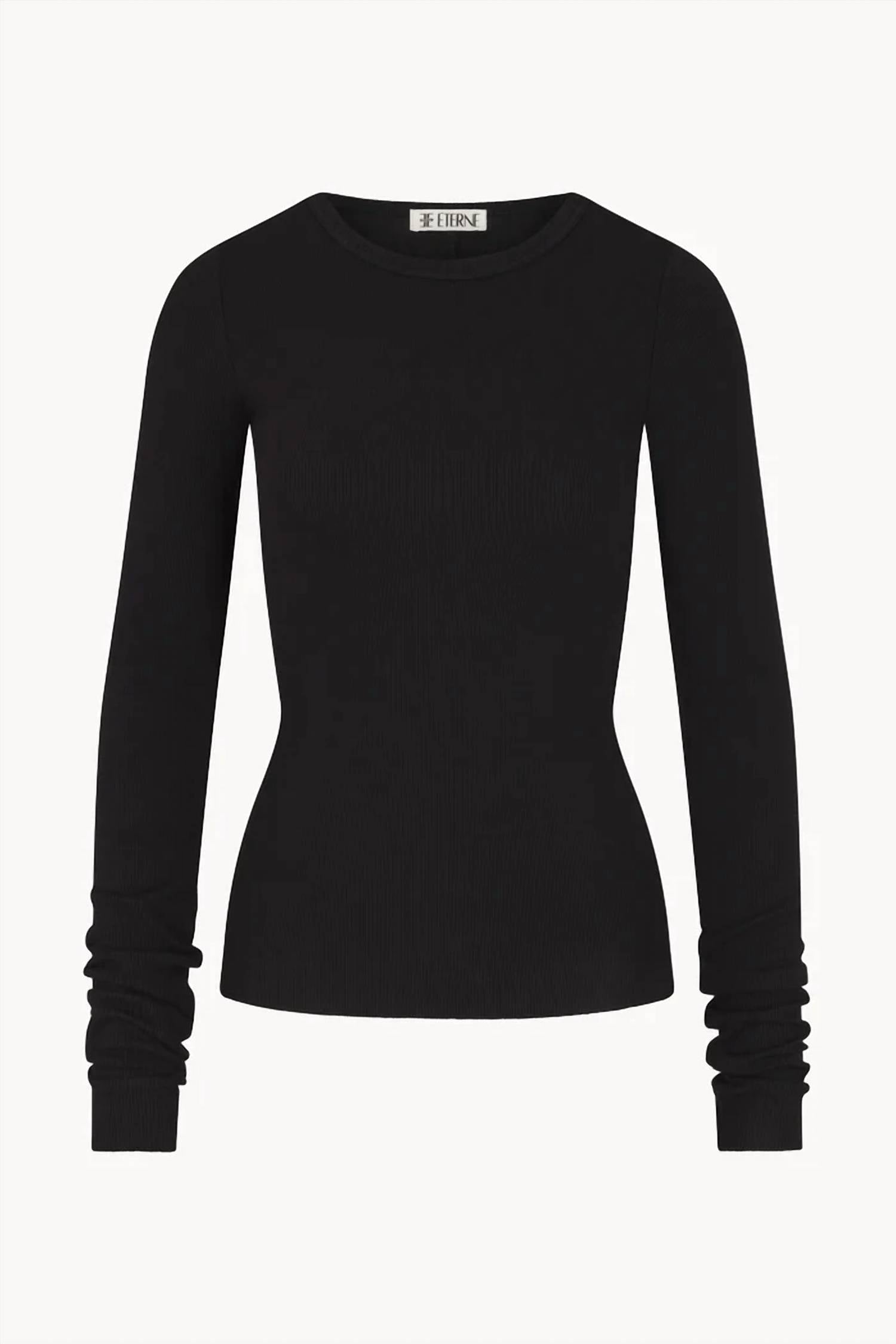 Eterne - Long Sleeve Fitted Top