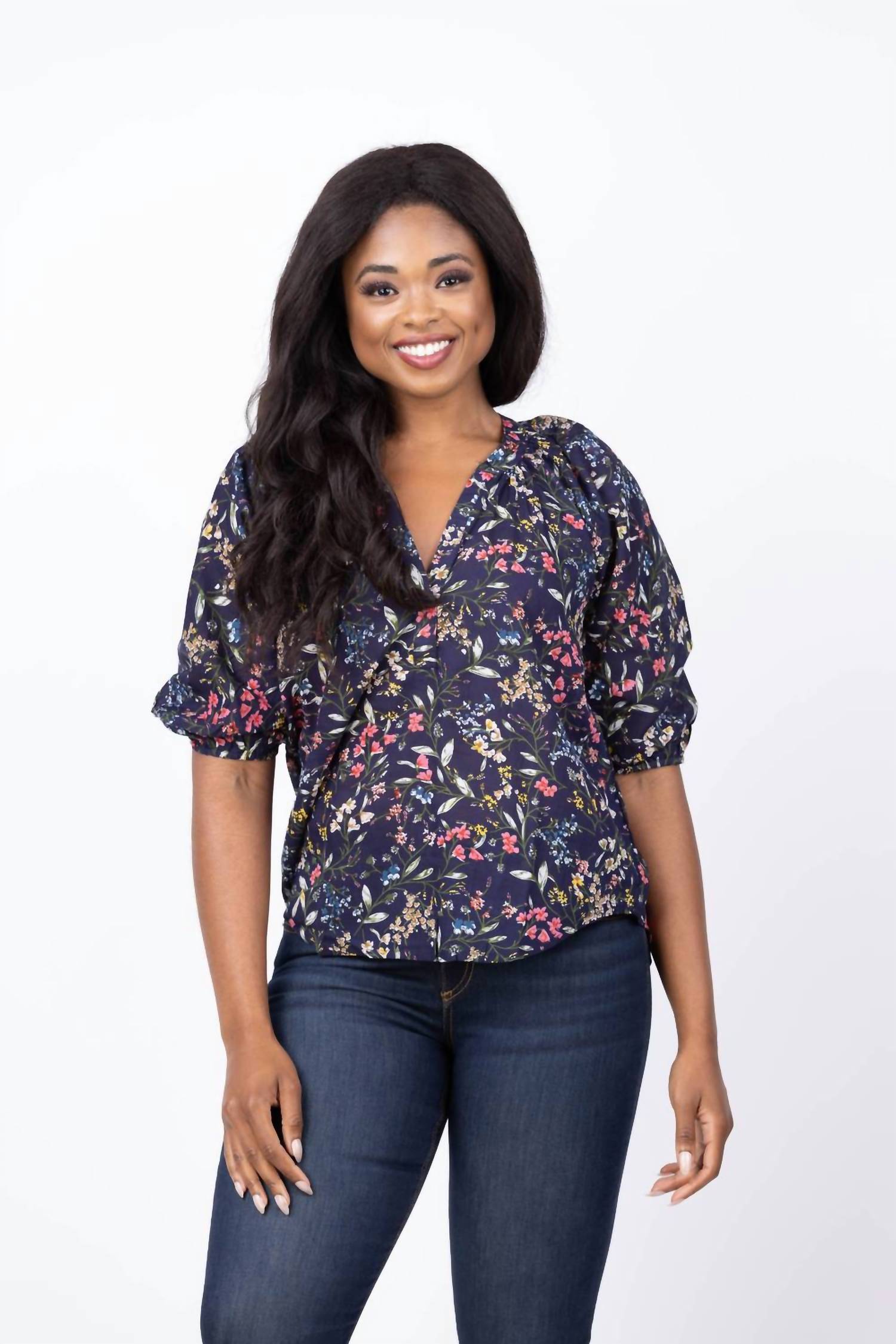 Dylan - Anna Floral Short Sleeve Top