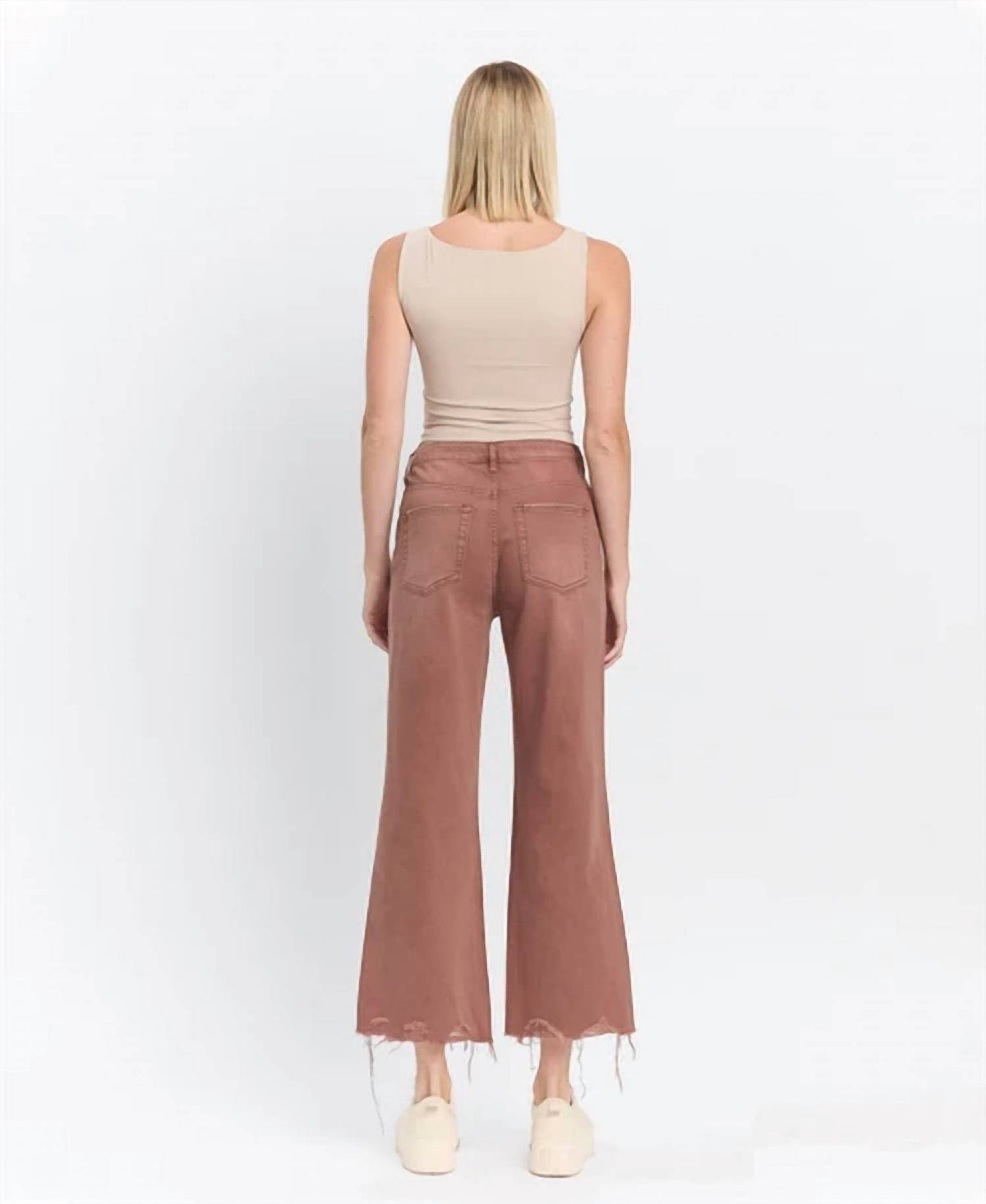 Vervet By Flying Monkey - Super High Rise 90s Vintage Crop Flare Jeans