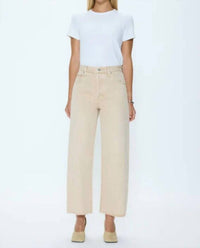 Pistola - Tate Crop Bowed Wide Leg Jean