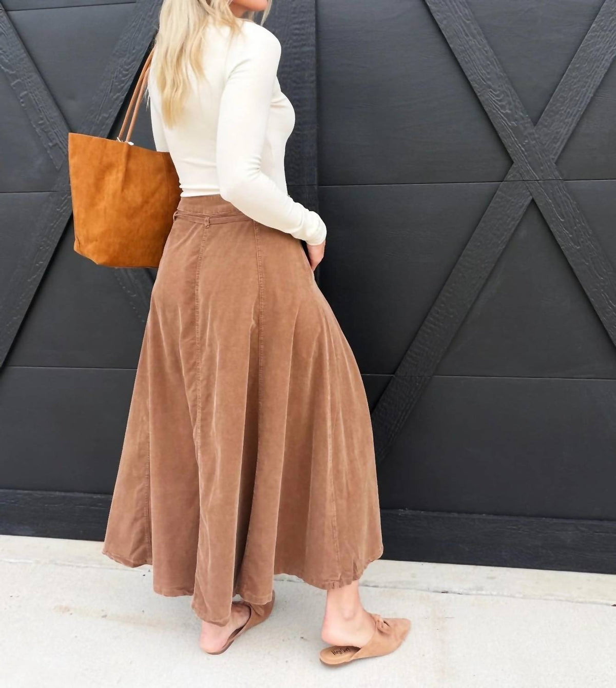 Sadie & Sage - Women's Get Like This Belted Midi Skirt