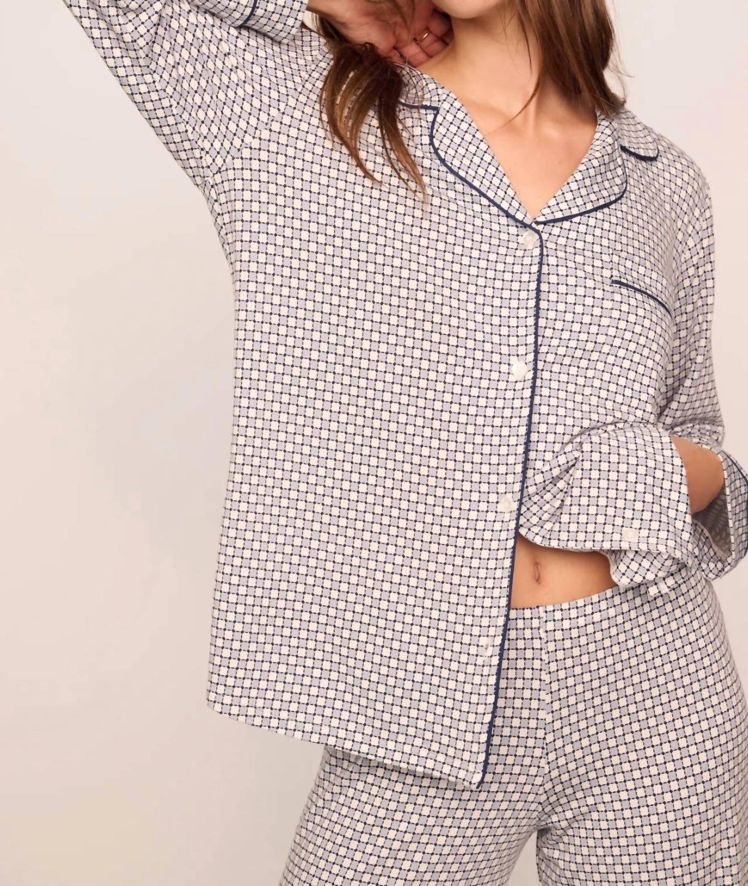 Eberjey - Gisele Printed Long Pajama Set
