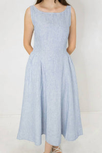 Olivaceous - Alina Stripe Maxi Dress