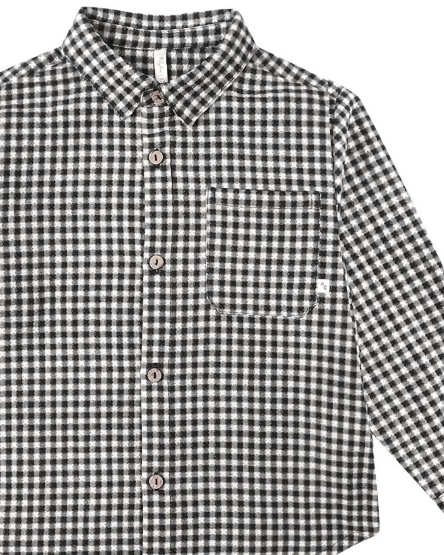 Rylee + Cru - Kid's Collared Long Sleeve Shirt