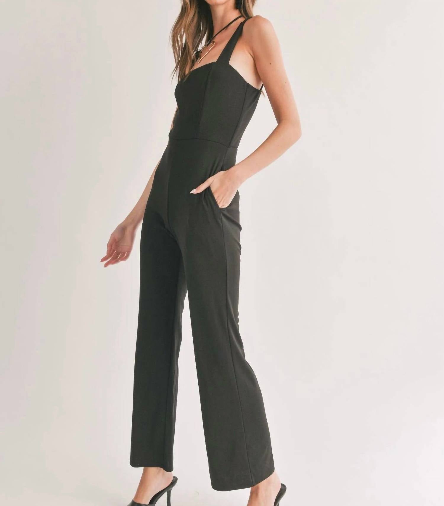 Sage The Label - Icon Square Neck Jumpsuit