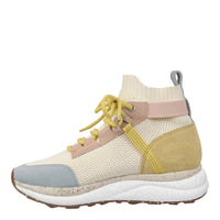 OTBT Women's Hybrid High Top Shoes in sky blue - women's sneaker - detail view